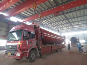 蒸壓釜發(fā)貨現(xiàn)場(chǎng)