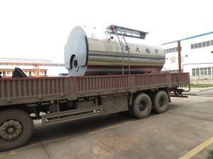 10.26公司6噸燃氣鍋爐發貨